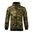 HERREN SWEATSHIRT CAMO ZIPPER - CAMOUFLAGE BRAUN - SWEATSHIRTS MIT REISSVERSCHLUSS - KLEIDUNG