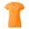 DAMEN T-SHIRT BASIC - MANDARINE ORANGE - KURZARM-T-SHIRTS - KLEIDUNG