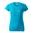 DAMEN T-SHIRT BASIC - TÜRKISBLAU - KURZARM-T-SHIRTS - KLEIDUNG