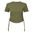 DÁMSKÝ ŘASENÝ CROP TOP - OLIVOVÁ - CROP TOPY - OBLEČENÍ