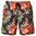 HERREN BADESHORTS - SCHWARZ / ROT - KURZE HOSEN & SHORTS - KLEIDUNG