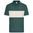 TRICOU POLO CU DUNGĂ CONTRASTANTĂ 8050 - VERDE FUMURIU / PIATRA DE NISIP - TRICOURI POLO - ÎMBRĂCĂMINTE