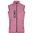 DÁMSKA VESTA Z PLETENÉHO FLEECU JN773 - RUŽOVÝ MELÍR / OFF-WHITE - OUTDOOROVÉ VESTY - ŠPORTOVÉ OBLEČENIE
