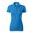 DAMEN POLO-SHIRT SINGLE J. - LEUCHTEND BLAU - KURZARM POLO-SHIRTS - KLEIDUNG