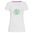 TRICOU DAMĂ SATURN - ALBĂ / VERDE - TRICOURI BONTIS - ÎMBRĂCĂMINTE