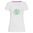 DAMEN-T-SHIRT SATURN - WEISS / GRÜN - T-SHIRTS BONTIS - KLEIDUNG