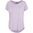 TRICOU CU SPATELE PRELUNGIT PENTRU FEMEI - LILIAC - TRICOURI CU MÂNECĂ SCURTĂ - ÎMBRĂCĂMINTE