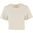 TRICOU CROP TOP CU MÂNECĂ SCURTĂ PENTRU FEMEI - NISIP DESCHIS - TOPURI CROP TOP - ÎMBRĂCĂMINTE