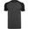 HERREN KURZARM-T-SHIRT ZWEIFARBIG - DUNKELGRAU MELIERT / SCHWARZ - KURZARM-T-SHIRTS - KLEIDUNG