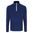 PÁNSKÉ TRIČKO S DLOUHÝM RUKÁVEM A 1/4 ZIPEM - TMAVĚ MODRÁ / BÍLÁ - SPORTOVNÍ TRIČKA S DLOUHÝM RUKÁVEM - SPORTOVNÍ OBLEČENÍ