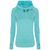 DAMEN SWEATSHIRT MIT KAPUZE UND HOHEM KRAGEN COOL - SPORT SWEATSHIRTS OHNE REISSVERSCHLUSS - SPORT KLEIDUNG