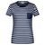 DAMEN GESTREIFTES T-SHIRT AUS BIO-BAUMWOLLE 8027 - GESTREIFTE T-SHIRTS - KLEIDUNG