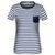 DAMEN GESTREIFTES T-SHIRT AUS BIO-BAUMWOLLE 8027 - GESTREIFTE T-SHIRTS - KLEIDUNG