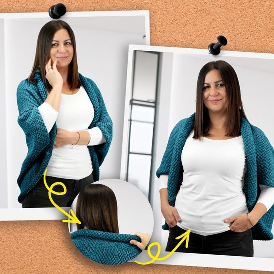 DIE LÄNGE LÄSST SICH GANZ EINFACH DURCH AUFROLLEN ANPASSEN. - PULLOVER - KLEIDUNG