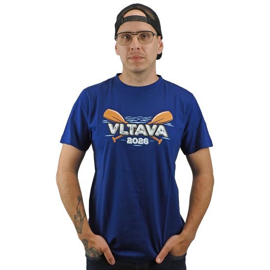 TRIČKO S POTISKEM "VLTAVA" - VODÁCI - OBLEČENÍ