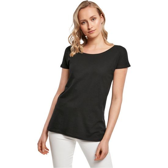 DAMEN T-SHIRT MIT U-BOOT-AUSSCHNITT - KURZARM-T-SHIRTS - KLEIDUNG