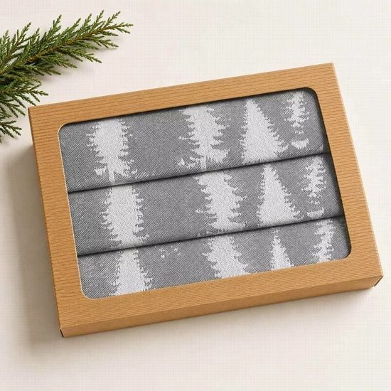 GESCHENKSET ÄGYPTISCHER GESCHIRRTÜCHER MIT WEIHNACHTSMOTIV - 3 STÜCK - GESCHIRRTÜCHER - HAUSHALT