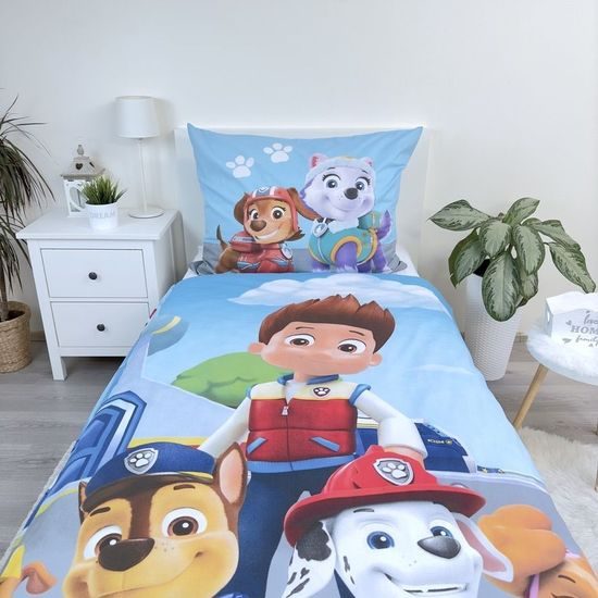BETTWÄSCHE SET PAW PATROL - KINDERBETTWÄSCHE - HAUSHALT