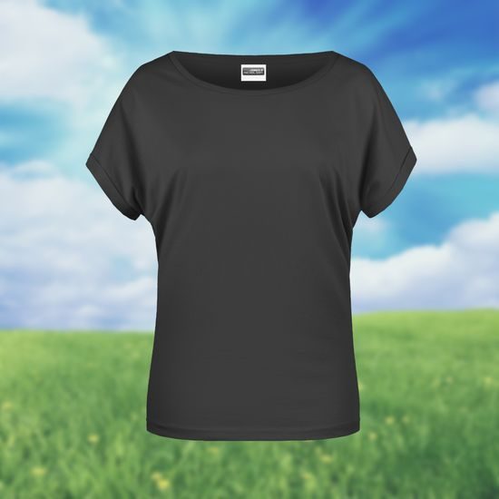 DÁMSKÉ LEŽÉRNÍ TRIČKO Z BIOBAVLNY 8005 - TRIČKA Z BIOBAVLNY - OBLEČENÍ