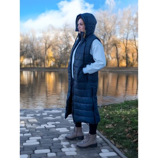 DLHÁ DÁMSKA VESTA CXS FONTANA - PREŠÍVANÉ VESTY - OBLEČENIE