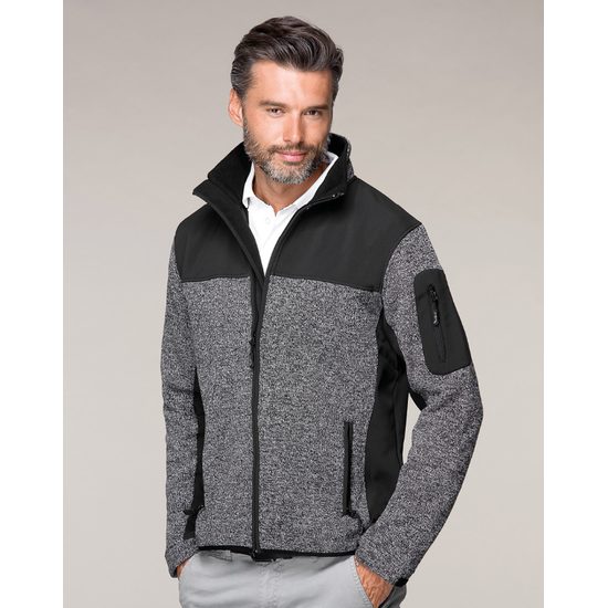 GEACA SOFTSHELL PENTRU BĂRBAȚI CASUAL - JACHETE SOFTSHELL - ÎMBRĂCĂMINTE