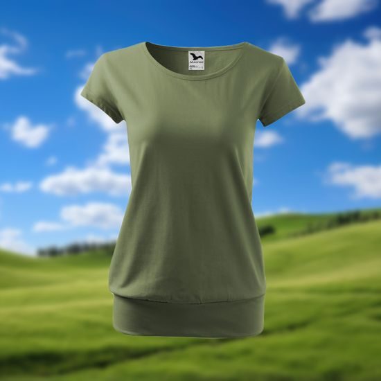 DÁMSKÉ TRIČKO CITY - TRIČKA S KRÁTKÝM RUKÁVEM - OBLEČENÍ