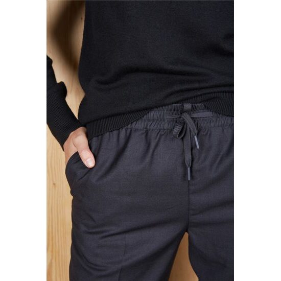 DÁMSKE SPOLOČENSKÉ NOHAVICE S ELASTICKÝM PÁSOM GERMAIN - NOHAVICE - OBLEČENIE