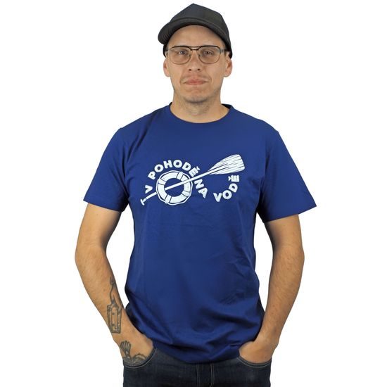 TRIČKO S POTISKEM "V POHODĚ NA VODĚ" - VODÁCI - OBLEČENÍ