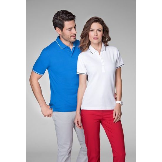 PIQUE DAMEN POLO-SHIRT PERFECTION PLAIN - KURZARM POLO-SHIRTS - KLEIDUNG