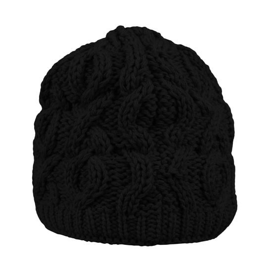 WINTERMÜTZE FÜR FRAUEN MIT STRICKMUSTER - STRICKMÜTZEN - CAPS UND MÜTZEN