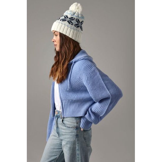 CĂCIULĂ DE IARNĂ CU POMPON ȘI MOTIV FAIR ISLE SNOWSTAR - FESURI CU POMPON - ACCESORII