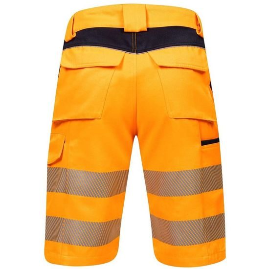 PANTALONI DE LUCRU SCURȚI REFLECTORIZANȚI SIGNAL+ - ÎMBRĂCĂMINTE REFLECTORIZANTĂ - HAINE DE LUCRU