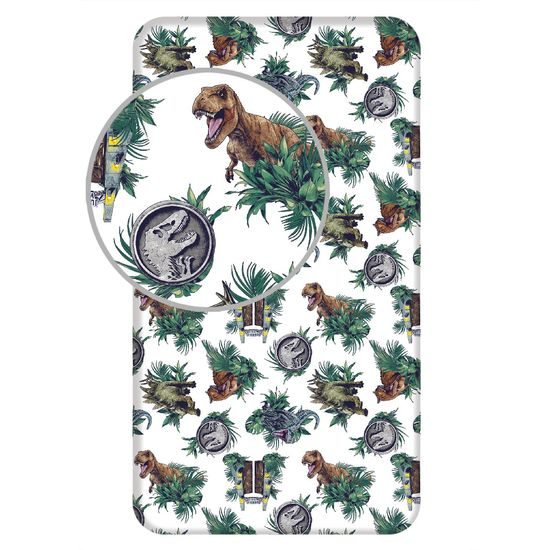 PROSTĚRADLO S MOTIVEM JURSKÝ SVĚT - PROSTĚRADLA - DOMÁCNOST