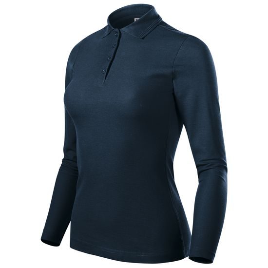 DAMEN LANGARM POLO-SHIRT PIQUE POLO LS - LANGARM POLO-SHIRTS - KLEIDUNG