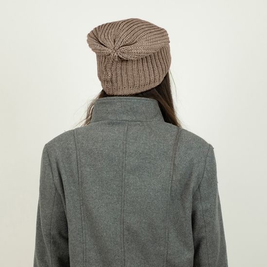 DAMEN LANGE WINTER BEANIE MIT FLEECE - STRICKMÜTZEN - ACCESSOIRES