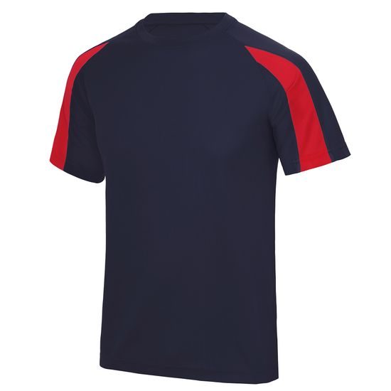 SPORTSHIRT CONTRAST COOL T - SPORT T-SHIRTS MIT KURZEN ÄRMELN - SPORT KLEIDUNG