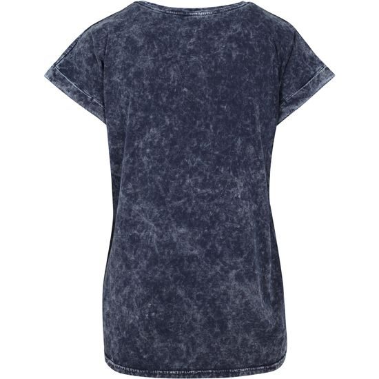 LÄSSIGES DAMEN T-SHIRT ACID WASHED - KURZARM-T-SHIRTS - KLEIDUNG