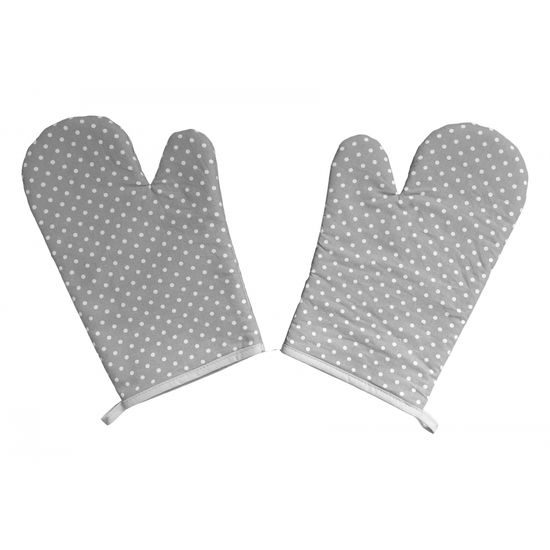 PÖTTYÖS KONYHAI EDÉNYFOGÓ - 2 DARAB - KONYHAI EDÉNYFOGÓ KESZTYŰK - HÁZTARTÁS