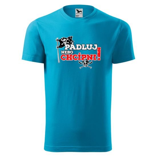 TRIČKO S POTISKEM "PÁDLUJ NEBO CHCÍPNI" - VODÁCI - OBLEČENÍ