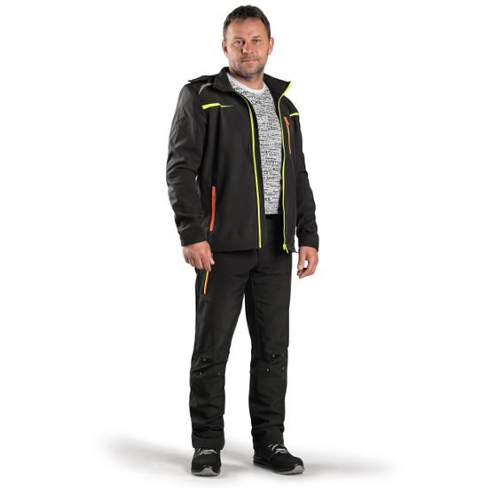 HERREN WINTER SOFTSHELLHOSE CXS TRENTON - SOFTSHELL-SPORTHOSEN - SPORT KLEIDUNG