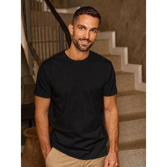 TRICOU BĂRBĂTESC INTERLOCK CU MÂNECĂ SCURTĂ - TRICOURI CU MÂNECĂ SCURTĂ - ÎMBRĂCĂMINTE
