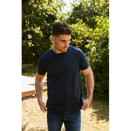 PÁNSKE TRIČKO FIT Z ORGANICKEJ FAIRTRADE BAVLNY - TRIČKÁ S KRÁTKYM RUKÁVOM - OBLEČENIE