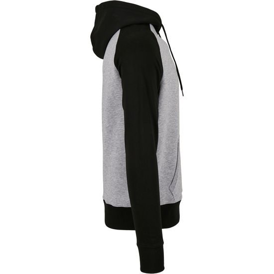 HERREN-ZWEIFARBEN-SWEATSHIRT MIT KAPUZE - SWEATSHIRTS OHNE REISSVERSCHLUSS - KLEIDUNG
