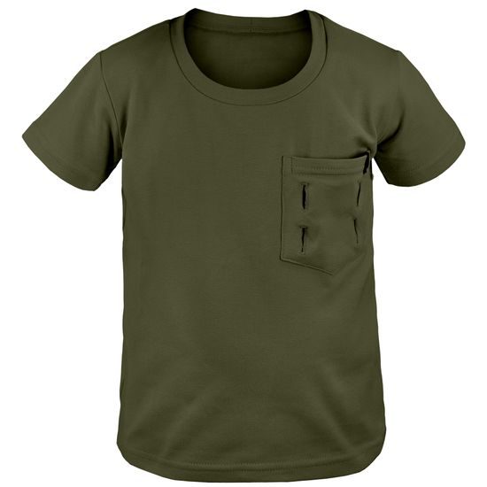 TRIČKO S KAPSIČKOU NA HRAČKU - OBLEČENÍ S HRAČKOU - DĚTSKÉ OBLEČENÍ