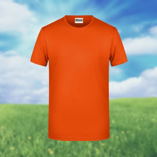 KLASICKÉ PÁNSKÉ TRIČKO Z BIOBAVLNY 8008 - TRIČKA Z BIOBAVLNY - OBLEČENÍ