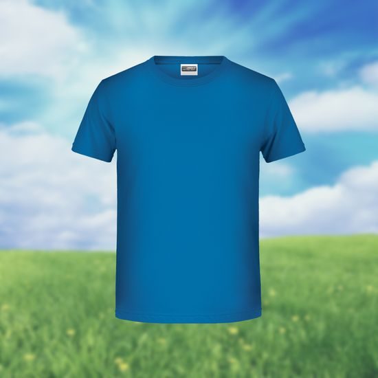 KLASSISCHES JUNGEN-T-SHIRT AUS BIO-BAUMWOLLE 8008B - T-SHIRTS AUS BIO-BAUMWOLLE - KLEIDUNG