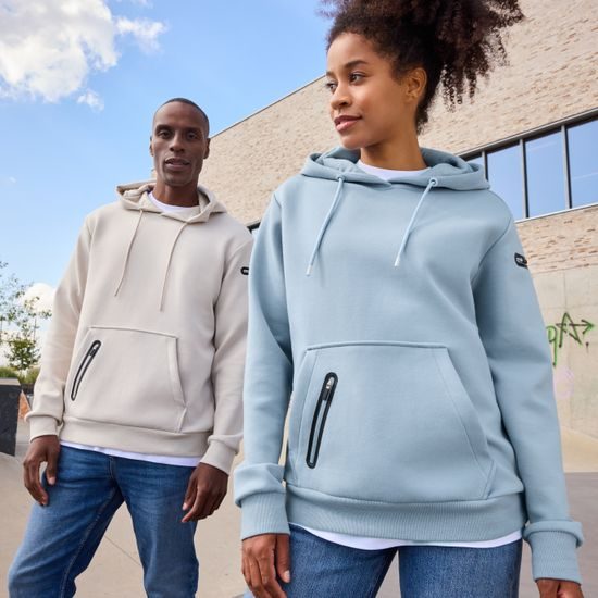 STYLOVÁ DÁMSKÁ MIKINA S KAPUCÍ 8045 - MIKINY PŘES HLAVU - OBLEČENÍ