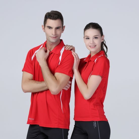 DÁMSKÁ SPORTOVNÍ POLOKOŠILE TEAM SPIRIT - SPORTOVNÍ TRIČKA S KRÁTKÝM RUKÁVEM - SPORTOVNÍ OBLEČENÍ