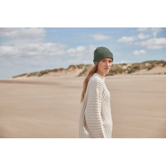 ČEPICE Z BIOBAVLNY WAFFLE - PLETENÉ ČEPICE - KŠILTOVKY A ČEPICE