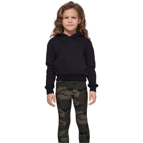 MÄDCHEN CROP TOP SWEATSHIRT MIT KAPUZE - KINDER SWEATSHIRTS - KINDER KLEIDUNG